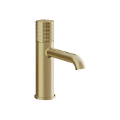 Gessi Habito Смеситель для раковины, без д/к, длина излива 13,1 см, цвет: brushed brass PVD 70402#727
