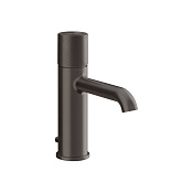 Gessi Habito Смеситель для раковины, с д/к, длина излива 13,1 см, цвет: black metal brushed PVD 70601#707