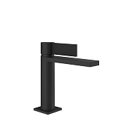 Gessi Inverso Rigato Смеситель для раковины, с д/к, длина излива 12,6 см, цвет: matte black 73551#299