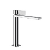 Gessi Inverso Rigato Смеситель для раковины высокий, с д/к, высота излива 20 см, цвет: chrome 73555#031