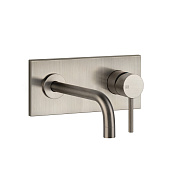 Gessi Via Tortona Смеситель для раковины встраиваемый, без вн. части, цвет: finox brushed nickel 44827#149