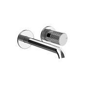 Gessi Habito Смеситель для раковины встраиваемый, без вн. части, длина излива 20,1 см, цвет: chrome 70588#031