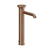 Gessi Origini Смеситель для раковины высокий, с д/к, высота излива 24,4 см, цвет: copper brushed PVD 66003#708