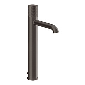 Gessi Habito Смеситель для раковины выс., с д/к, высота излива 24,4см, цвет: black metal brushed PVD 70403#707