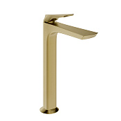 Gessi Ventaglio Смеситель для раковины высокий, с д/к, высота излива 25,1см, цвет: brushed brass PVD 72053#727