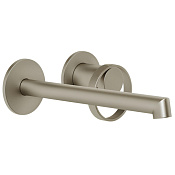 Gessi Anello Смеситель для раковины встр., излив 20,5 см, внешняя часть, цвет: finox brushed nickel 63383#149