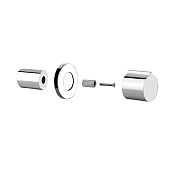 Gessi Emporio Shower Переключатель потоков на 2 потребителя, внешняя часть, цвет: chrome 18775#031