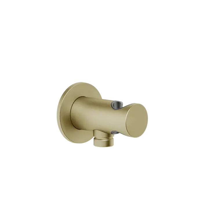 Gessi Ingranaggio Шланговое подключение с держателем для душа, цвет: brushed brass PVD 63461#727