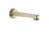 Gessi Venti20 Излив настенный для ванны 22,6 см, цвет: brushed brass PVD 65103#727
