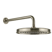 Gessi Venti20 Верхний душ d32,8 см, 1 вид струи, кронштейн настен. 38,9, цвет: finox brushed nickel 65149#149