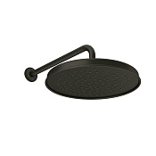 Gessi Venti20 Верхний душ d32,8 см, 1 вид струи, кронштейн настенный 38,9, цвет: aged bronze 65149#187