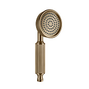 Gessi Venti20 Ручной душ с латунной ручкой, 1 вид струи, цвет: warm bronze brushed PVD 65154#726