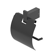 Cezares Slider Держатель туалетной бумаги подвесной закрытый, цвет: черный матовый SLIDER-PH-NOP