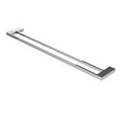 Cezares Slider Полотенцедержатель двойной 80 см, подвесной, цвет: хром SLIDER-THD-80-01