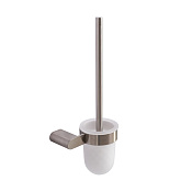 Cezares Stylus Ершик для унитаза подвесной, колба из матового стекла, цвет: сатин STYLUS-TBS-V-IN