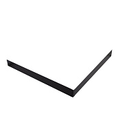 Cezares Tray Экран для поддона из алюминия 100x10h см, цвет: черный матовый TRAY-AS-A-100-100-SCR-NERO