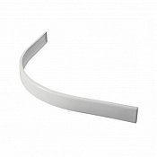 Cezares Tray Экран для поддона из алюминия правый 80x10h см, цвет: белый TRAY-AS-RH-100/80-100-SCR-R