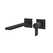Gessi Inverso Diamantato Смеситель для раковины встраиваемый, без вн. части, цвет: matte black 73688#299