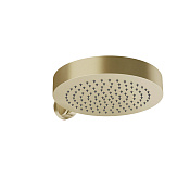 Gessi Origini Верхний душ d32 см, 1 вид струи, кронштейн настенный, цвет: brushed brass PVD 66152#727