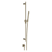 Gessi Inverso Diamantato Душевой гарнитур: душ, держ., шланг 150 см, цвет: warm bronze brushed PVD 73641#726
