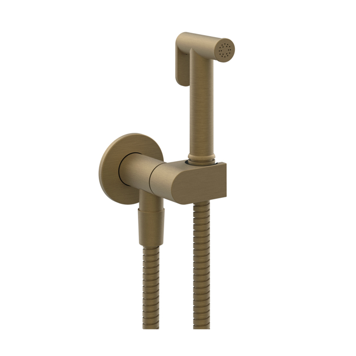 Gessi Origini Гигиенический душ без смесителя, 1 вид струи, длина шланга 125 см, цвет: antique brass 45126#713