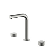 Boheme Stick Spirale Смеситель для раковины, 3 отв., длина излива 14 см, цвет: nickel brush 152-NB.4