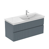 Ideal Standard Finesse Тумба под раковину, 120х55х50h см, левое крыло, цвет: matt ashblue lacquered E3448UQ