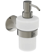 Ideal Standard La Dolce Vita Дозатор жидкого мыла, подвесной, стекл. колба, цвет: PVD silver storm T5510GN