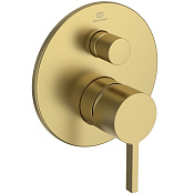 Ideal Standard Joy Смеситель для душа, внешняя часть на 2 потребителя, цвет: PVD brushed gold A7383A2