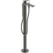 Ideal Standard La Dolce Vita Смеситель напольный для ванны: душ, шланг, цвет: PVD magnetic grey BD673A5