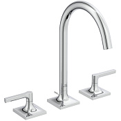 Ideal Standard Joy Смеситель для раковины с д/к, на 3 отверстия, излив 16,8 см, цвет: chrome BD144AA