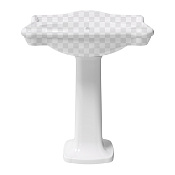 Alice Boheme Пьедестал для раковины напольный, цвет: белый глянцевый 28240101