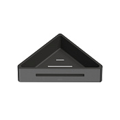 Whitecross Ergo Полка металлическая угловая 22x22 см, подвесная, цвет: оружейная сталь ER2282GM