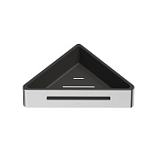 Whitecross Ergo Полка металлическая угловая 22x22 см, подвесная, цвет: никель брашированный ER2282NIB