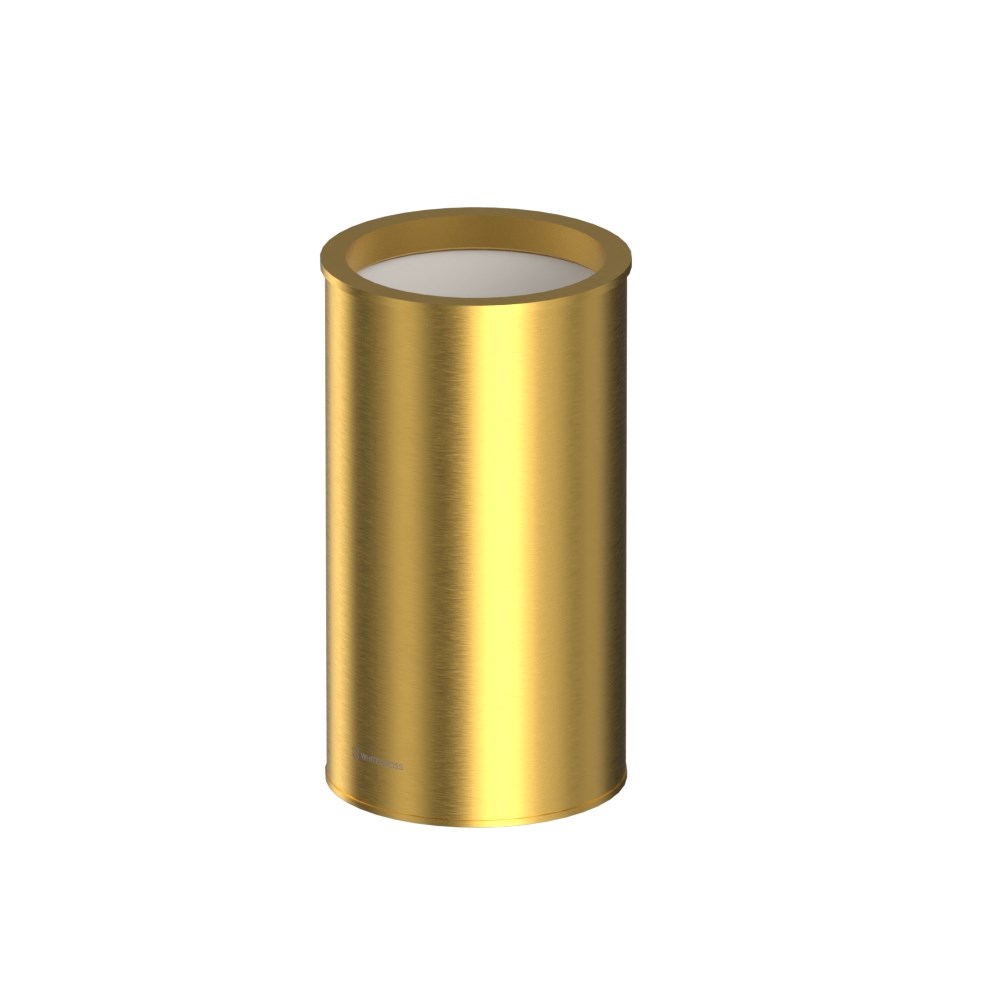 Whitecross Ergo Стакан настольный, нержавеющая сталь, цвет: золото брашированное ER2236GLB